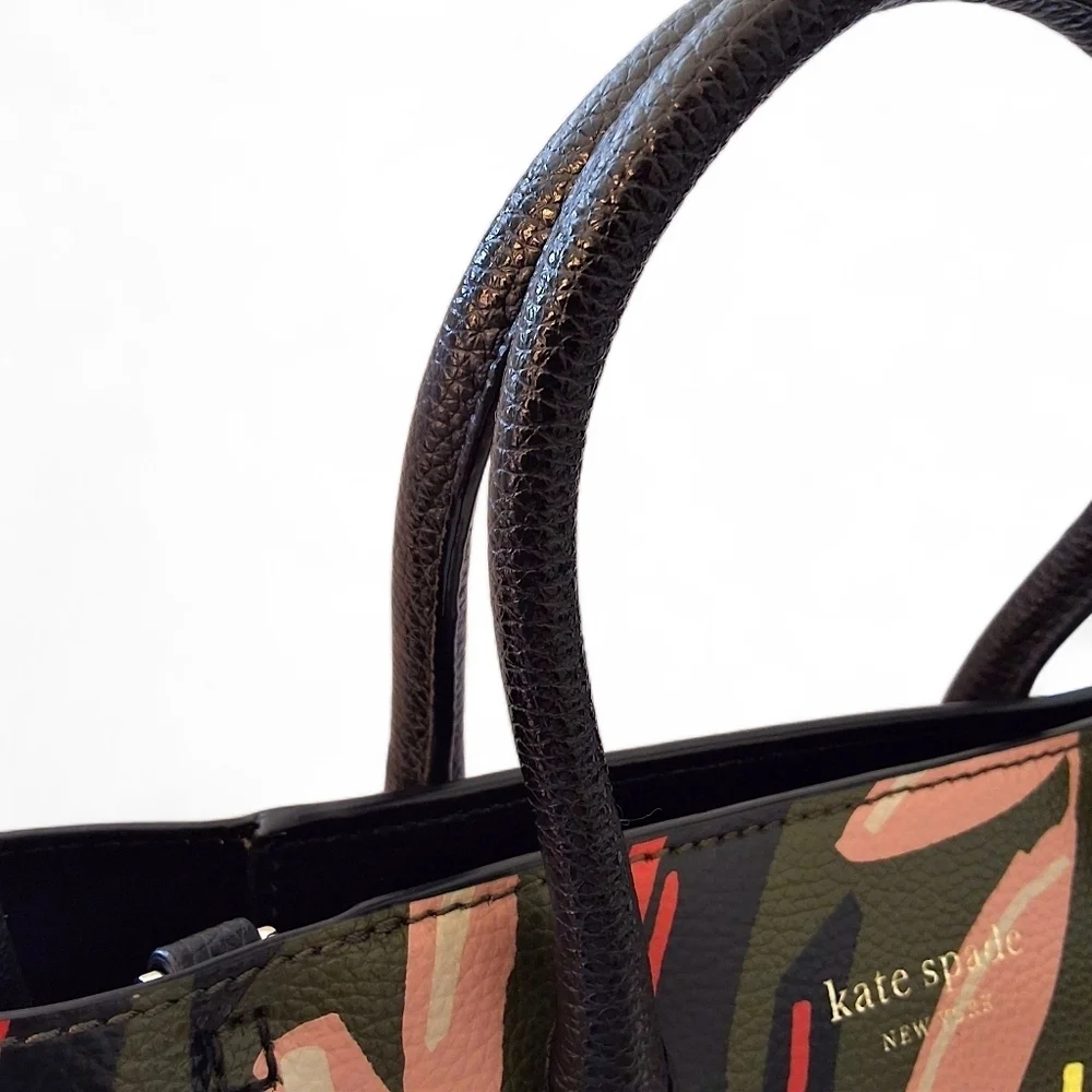 Kate Spade Medium Flora Print Satchel (2019 Collection)